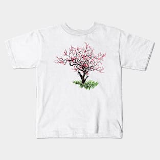 April 12th birthday flower Kids T-Shirt